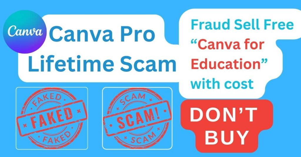 canva lifetime scam